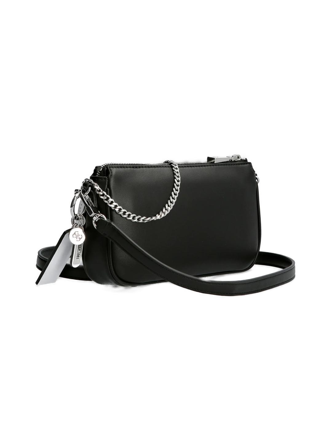 Bolso Guess Arie blanco y negro para muje-z