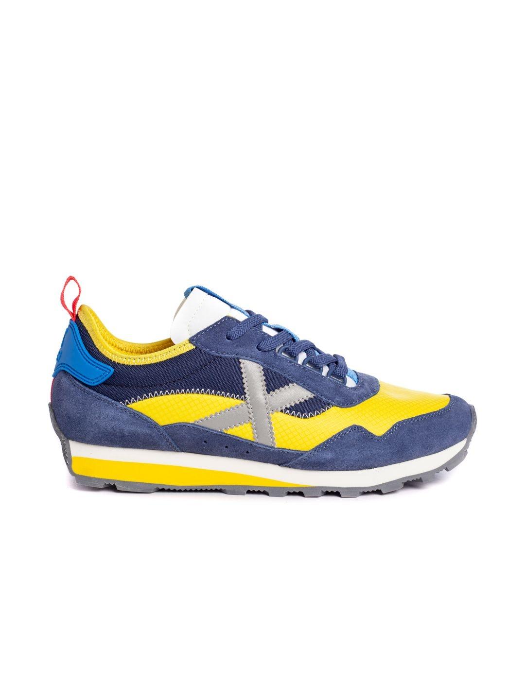 Zapatilla Munich Um 27 azul/amarillo para hombre-z