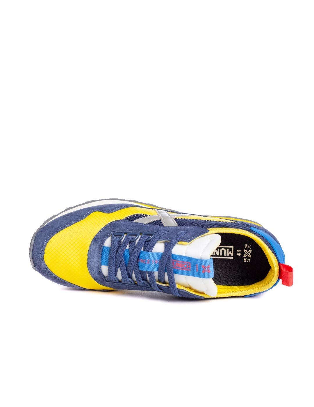 Zapatilla Munich Um 27 azul/amarillo para hombre-z