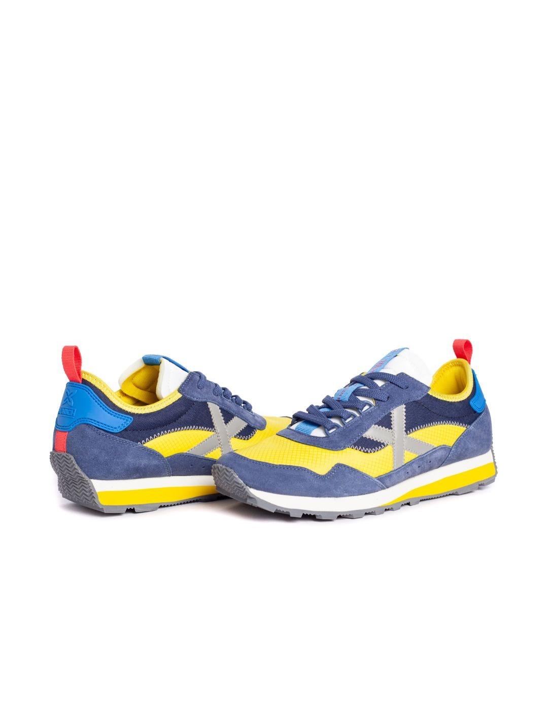 Zapatilla Munich Um 27 azul/amarillo para hombre-z