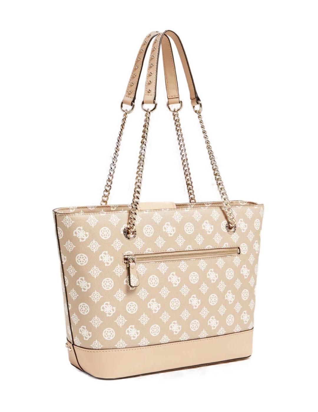 Bolso Guess Greta beige para