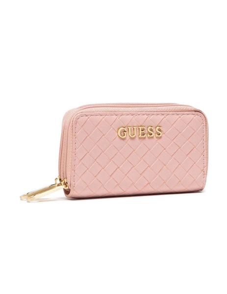 Cartera Guess Para Mujer Monograma Aa826355 Rosa