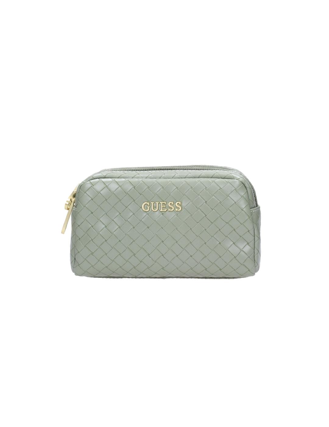 Neceser Guess Emelyn verde para mujer-z