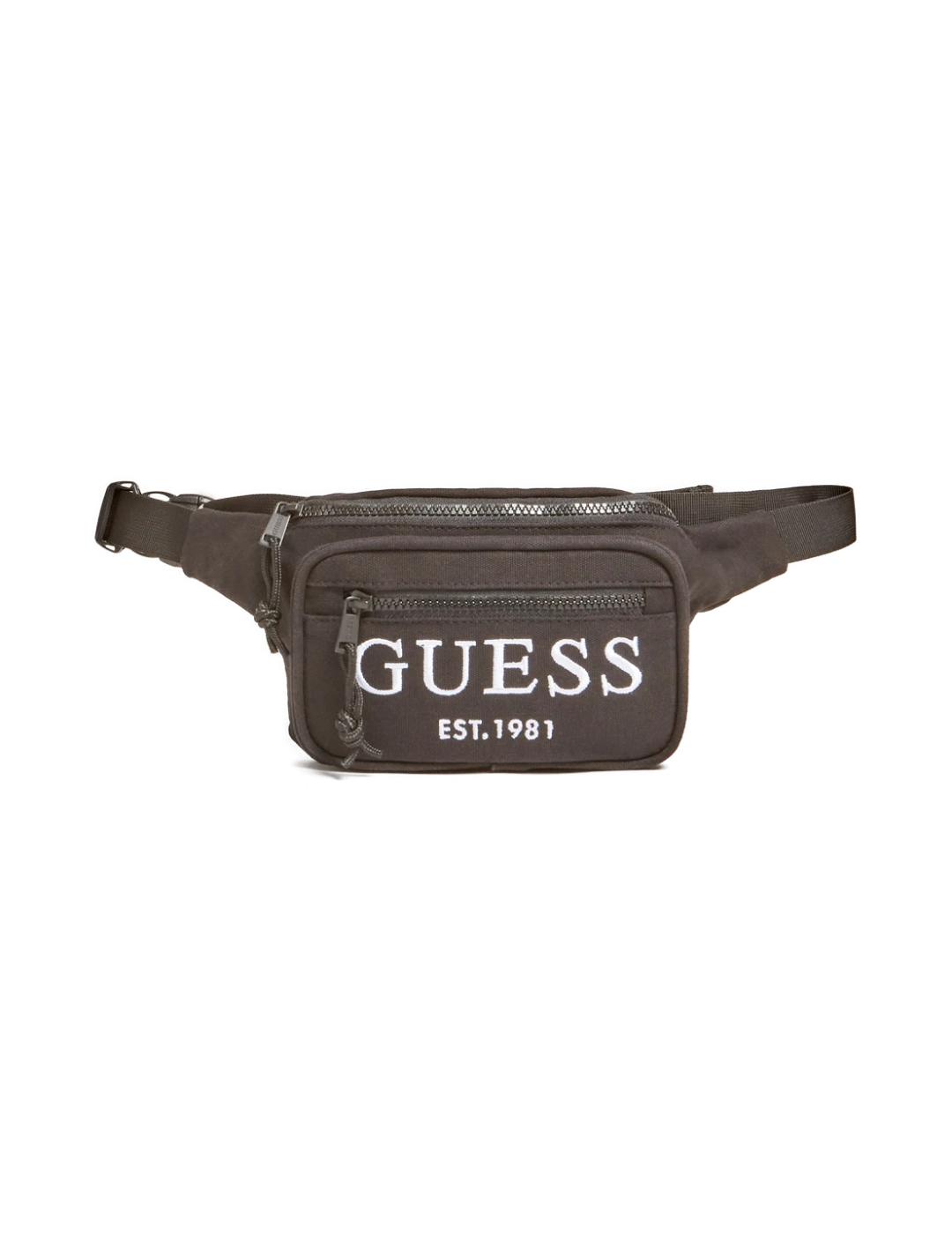 Riñonera Guess negra para hombre-z