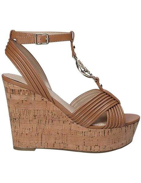 Cuña Guess en camel para mujer-S