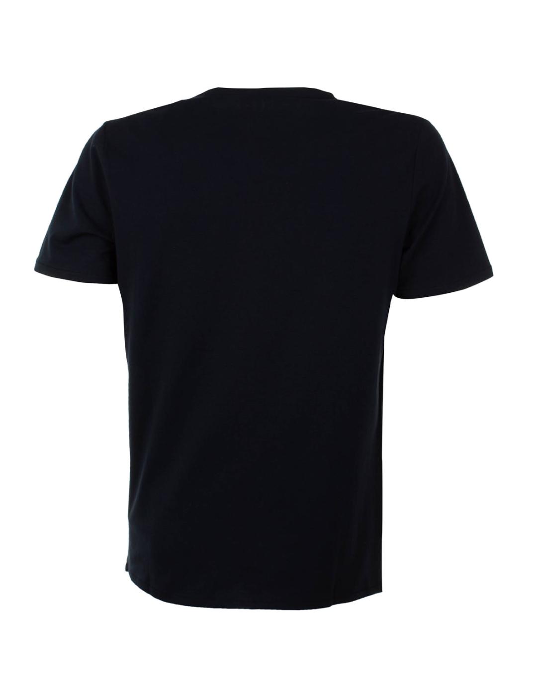 Camiseta Guess azul marino dibujo para hombre-z