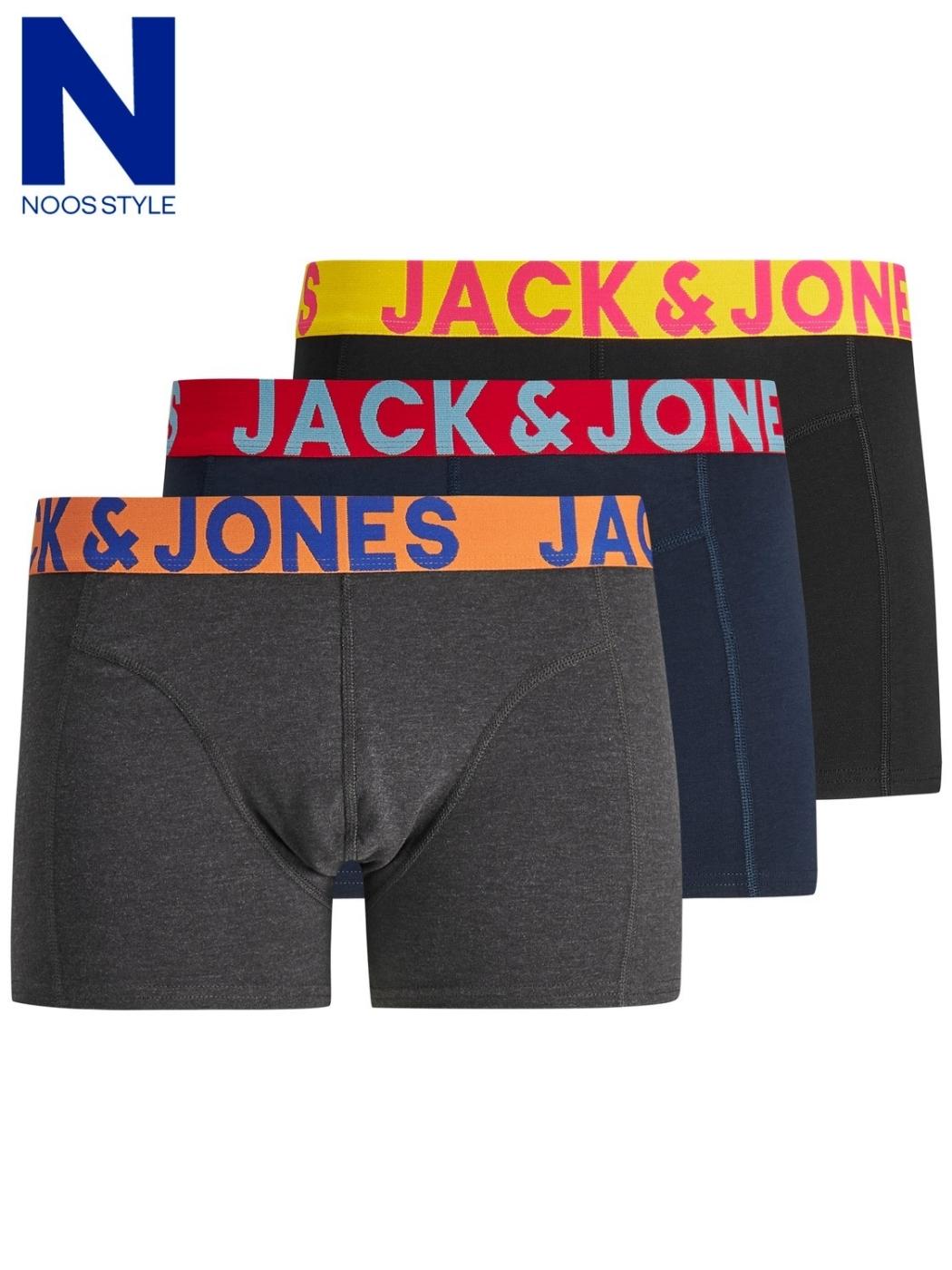 Intimo Jack&Jones Trunk Noos pack3 para hombre -u