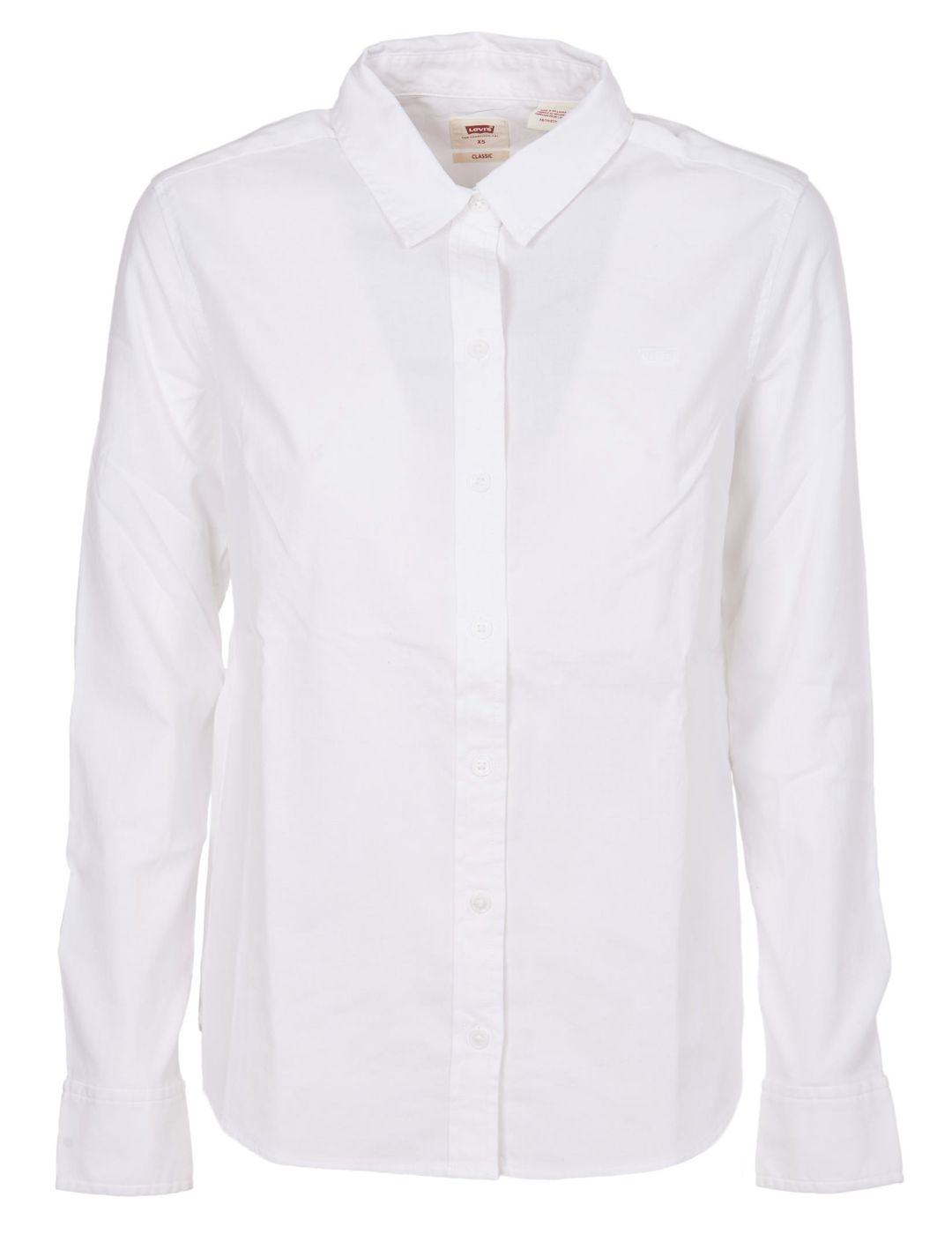 Camisa Levis Classic blanca para mujer -z