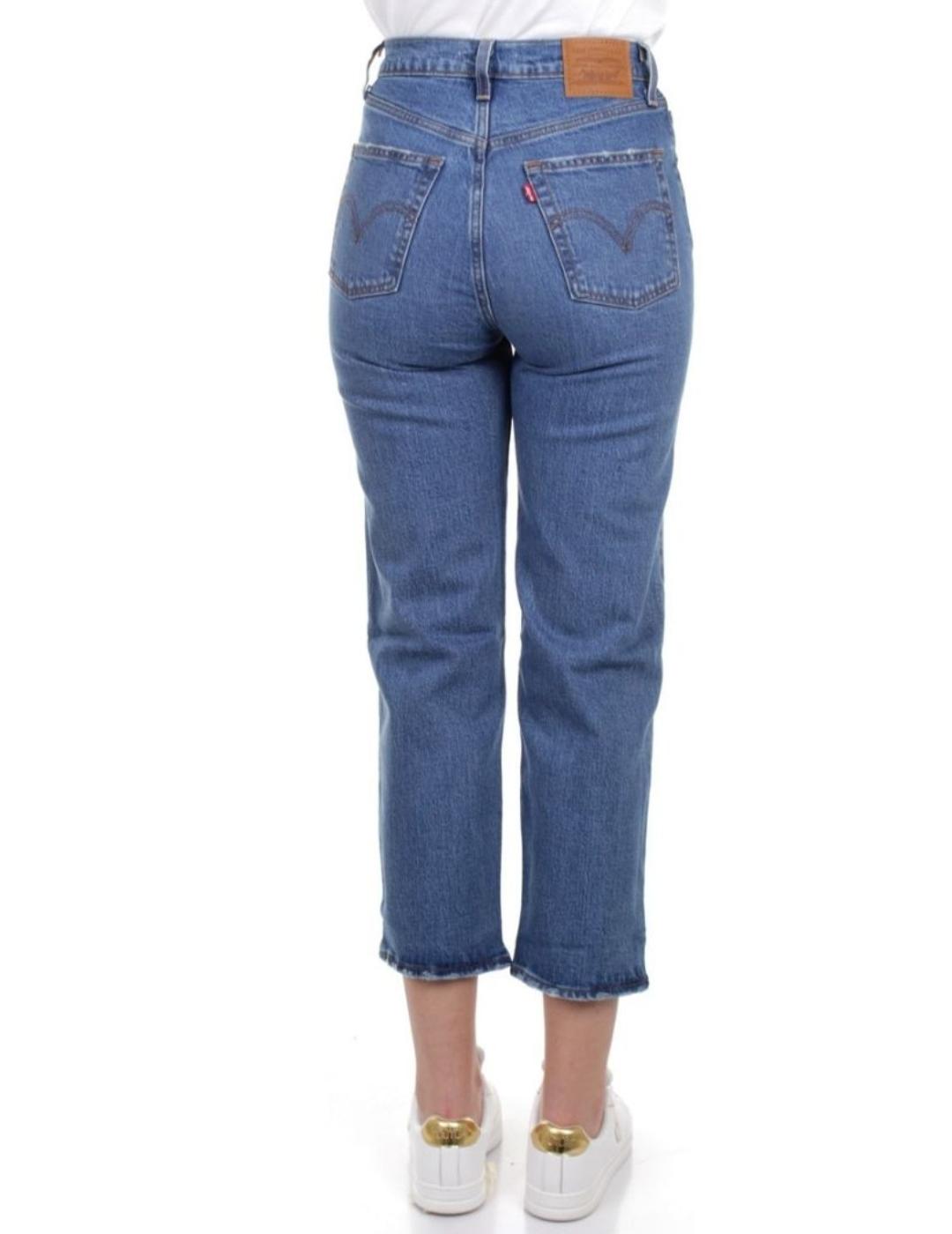 Pantalón vaquero Levis Ribcage Straight  mujer-z