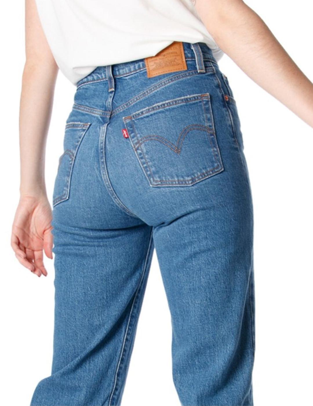 Pantalón vaquero Levis Ribcage Straight  mujer-z