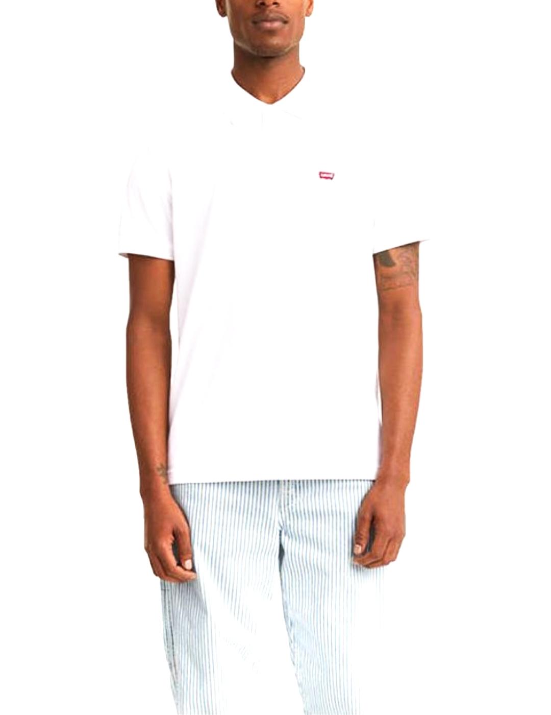 Polo Levi´s manga corta blanco de hombre