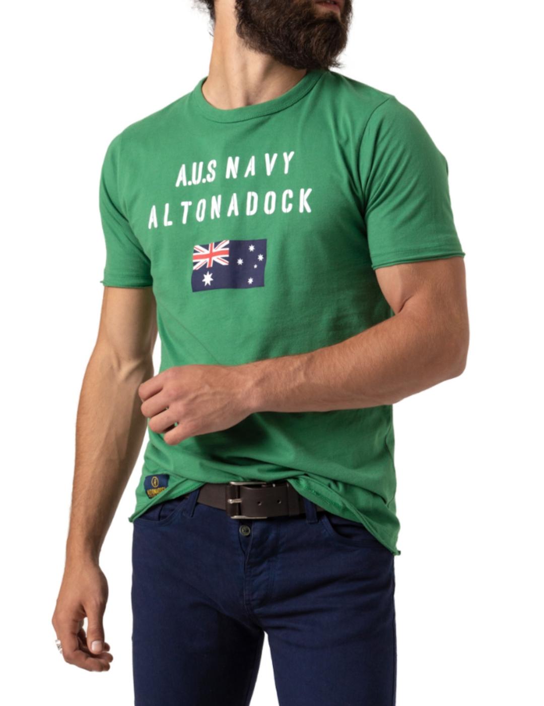 Camiseta Altona verde para hombre-z
