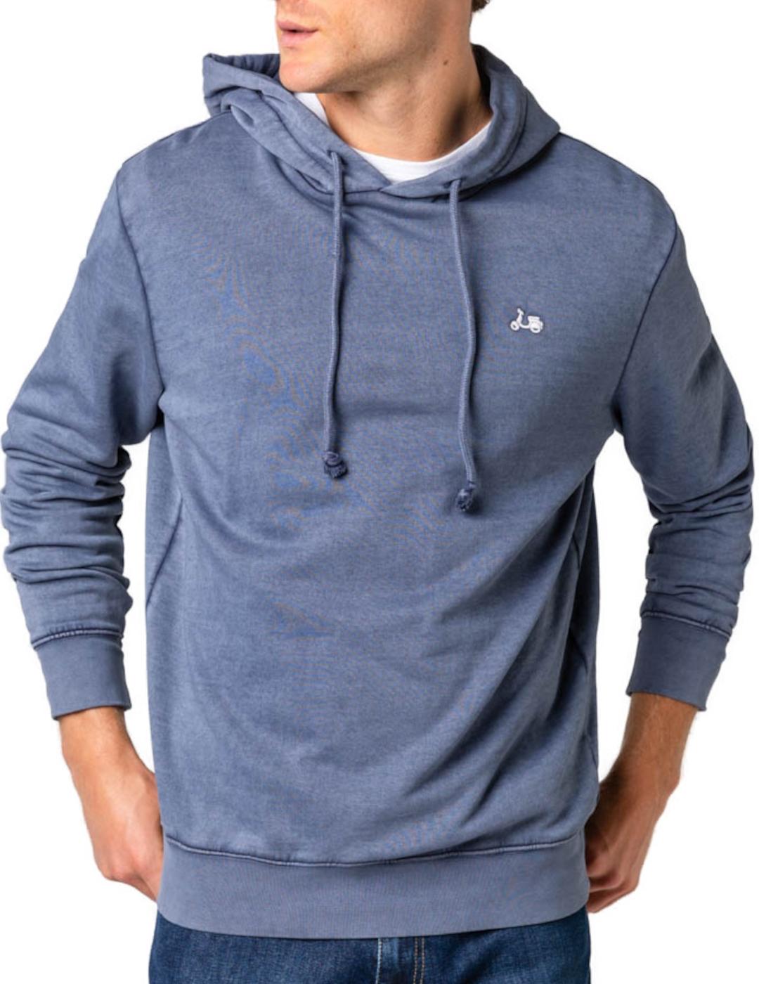 Sudadera Scotta classic hood marino para hombre-z