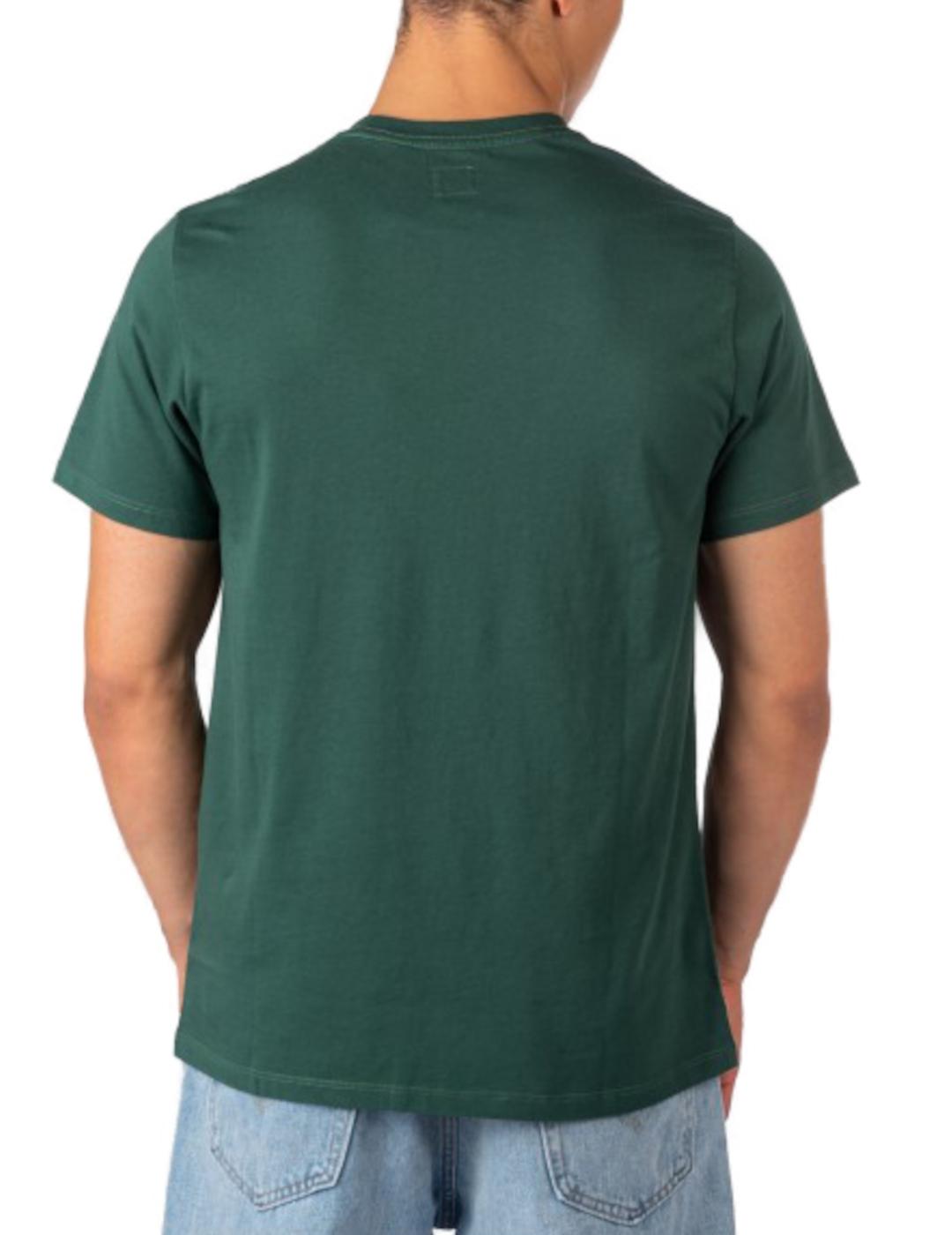 Camiseta Levis Original Hm verde  para hombre -z