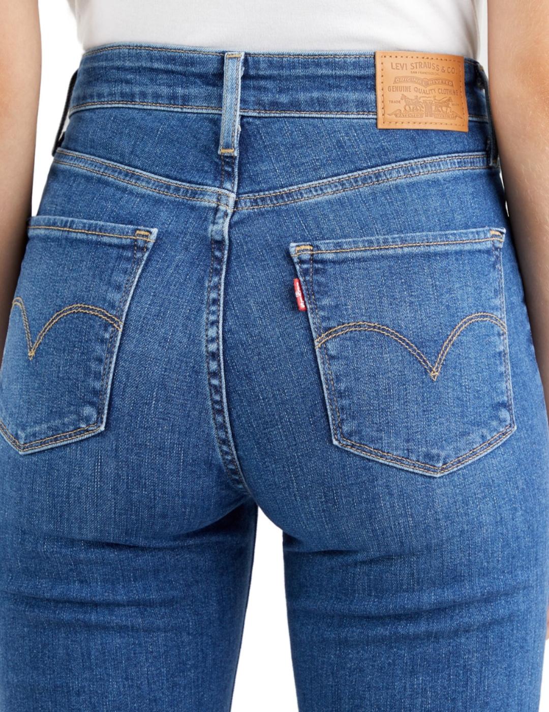 Pantalón vaquero Levis 721 azul  para mujer-z