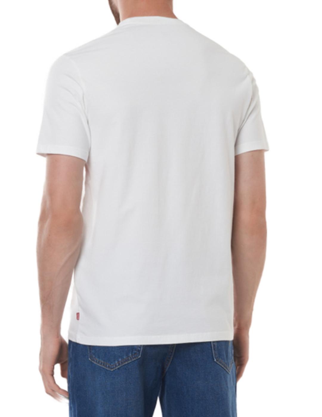 Camiseta Levis Housemark Graphic blanco -z
