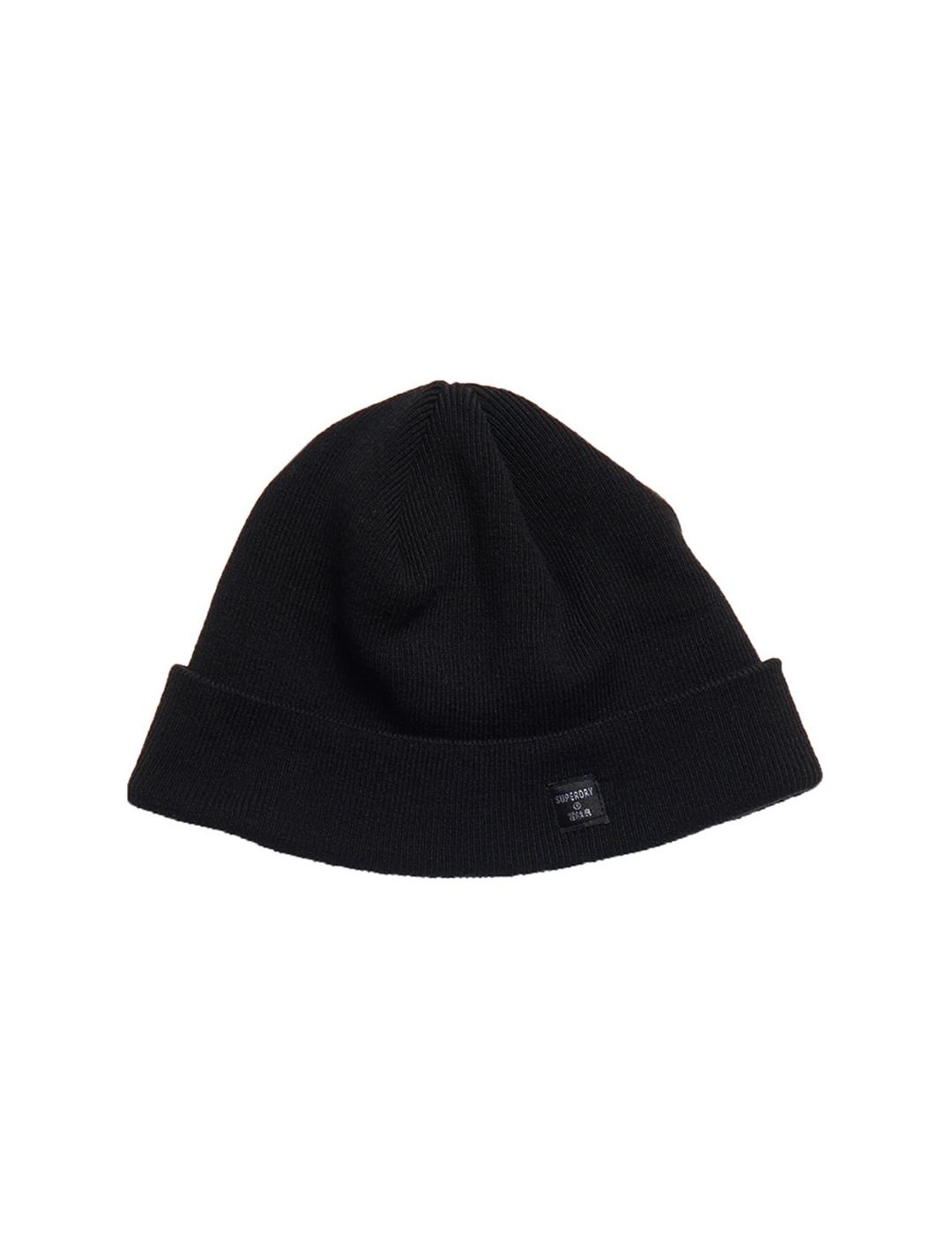 Gorro Superdry GWP negro para hombre-z