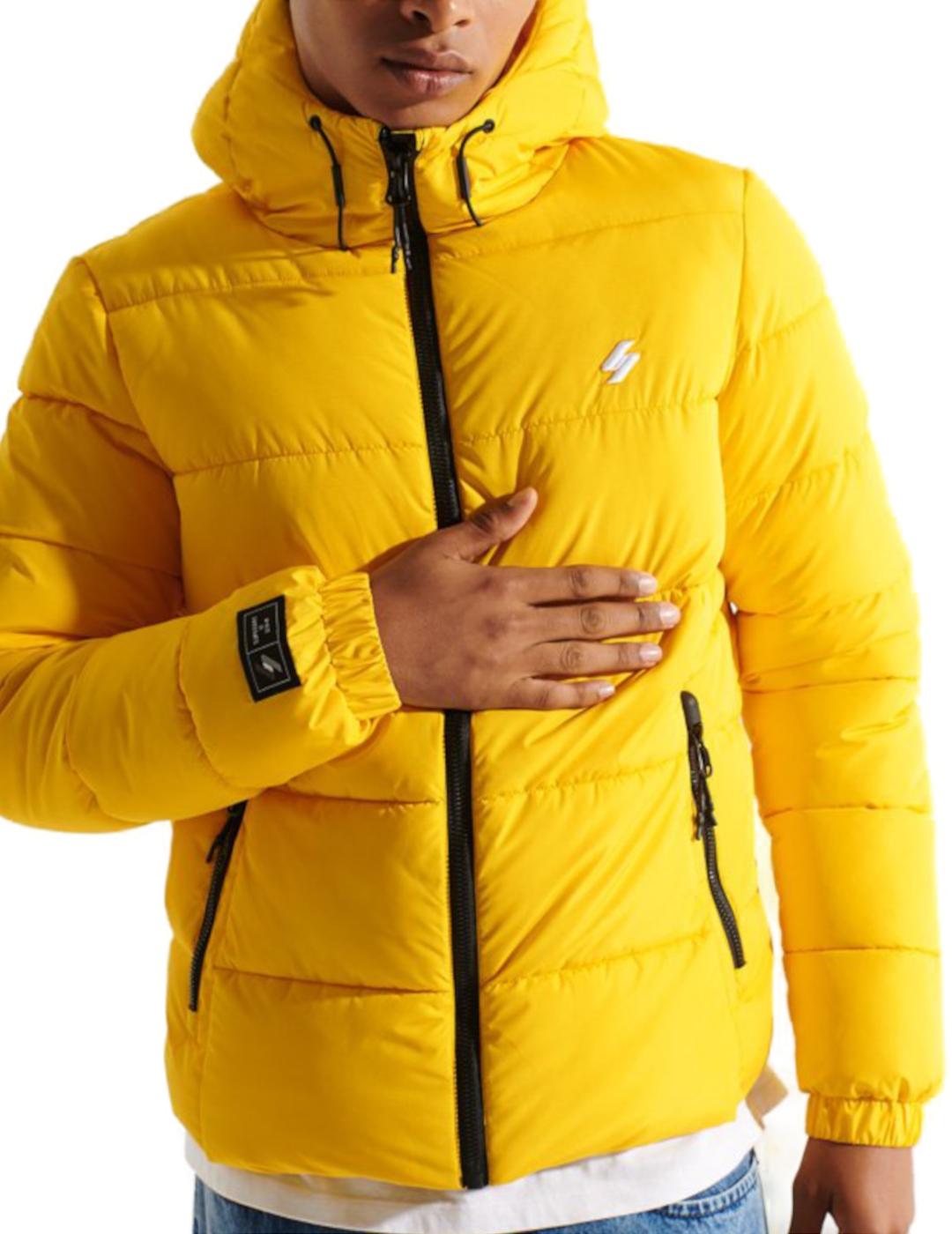 Plumas Superdry Hooded sports amarillo hombre-z