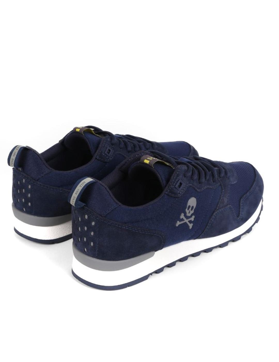 SCALPERS SNEAKERS SERRAJE CASUAL PARA HOMBRE CANADIAN 27420 NAVY