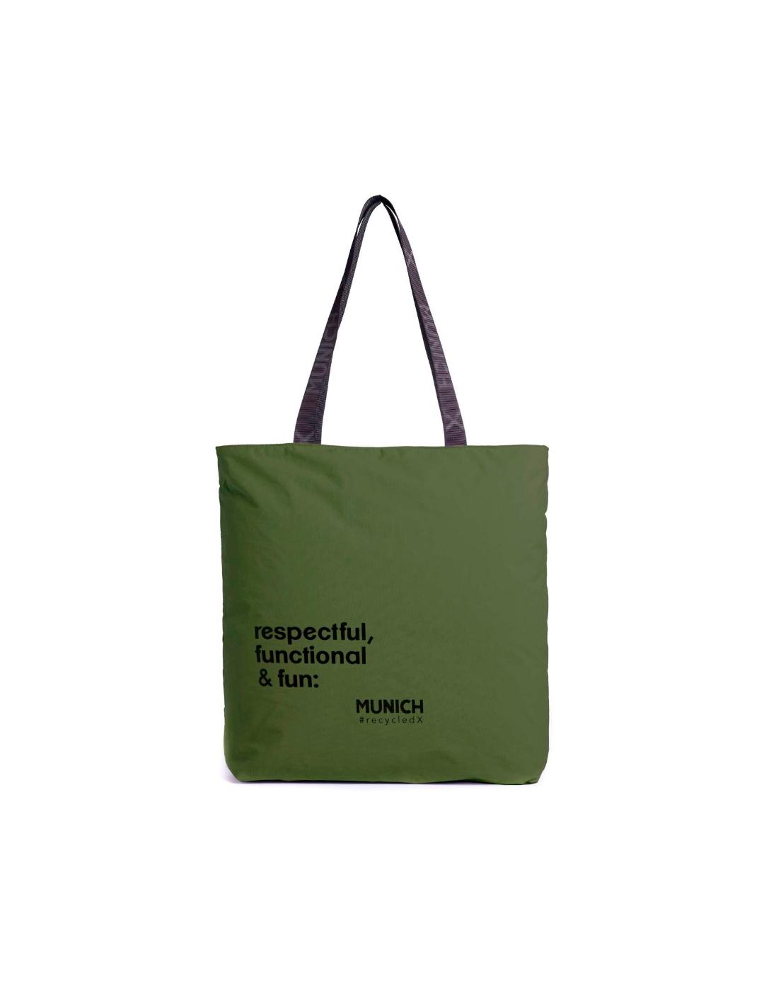 Tote bag Munich verde unisex-z