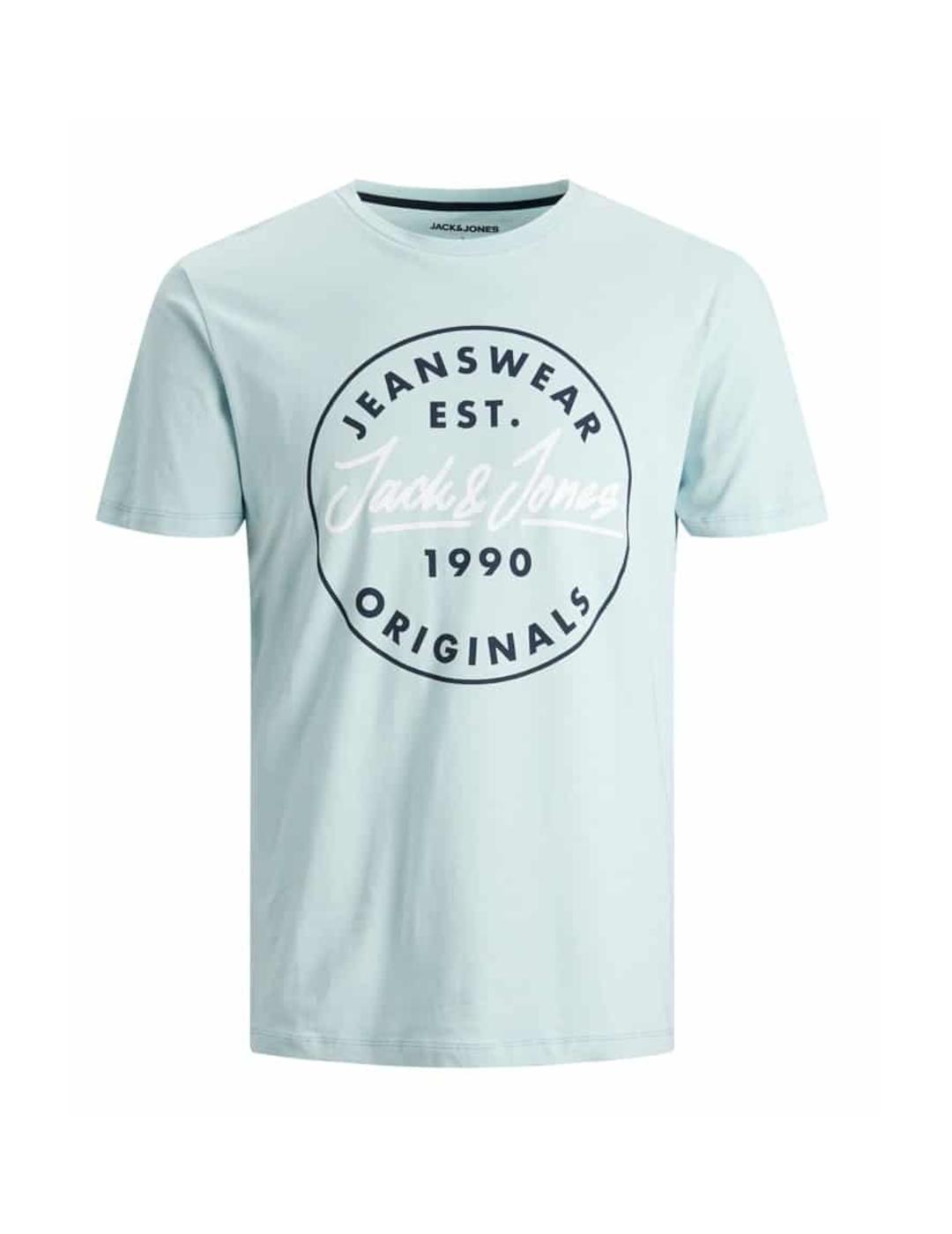 Camiseta Jack-Jones Herro celeste para hombre-z