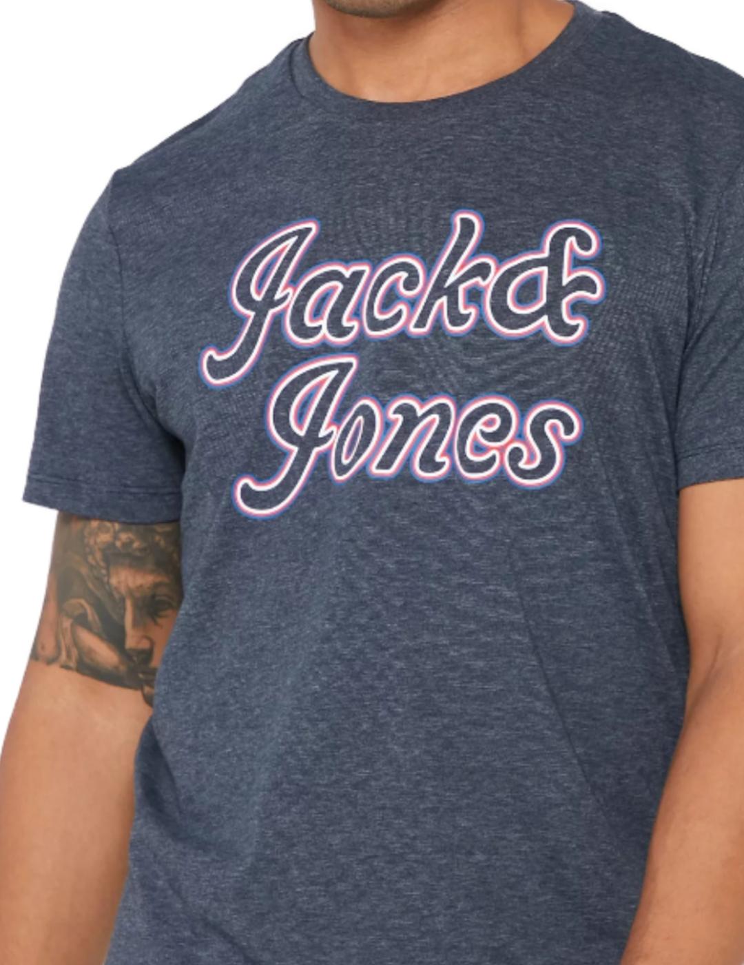 Camiseta Jack-Jones marino para hombre-z