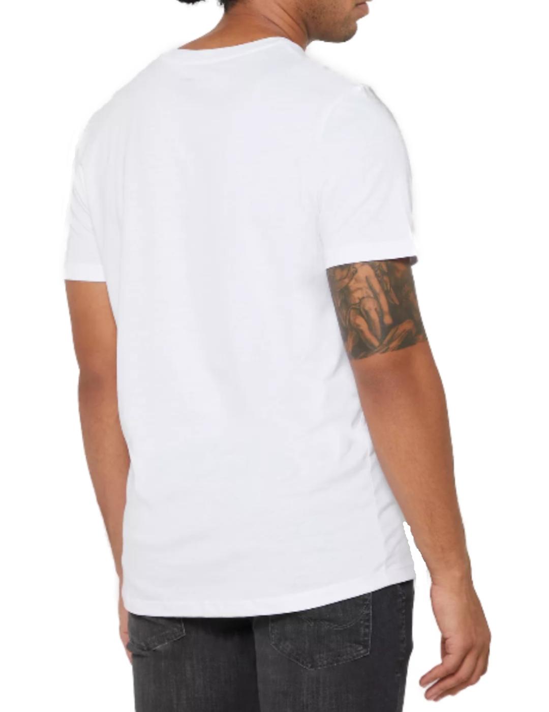 Camiseta Jack-Jones blanca para hombre-z