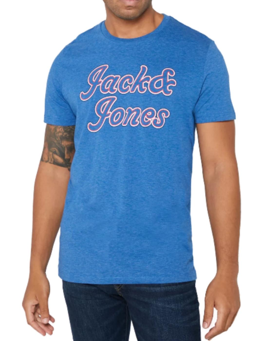 Camiseta Jack&Jones azul para hombre-z