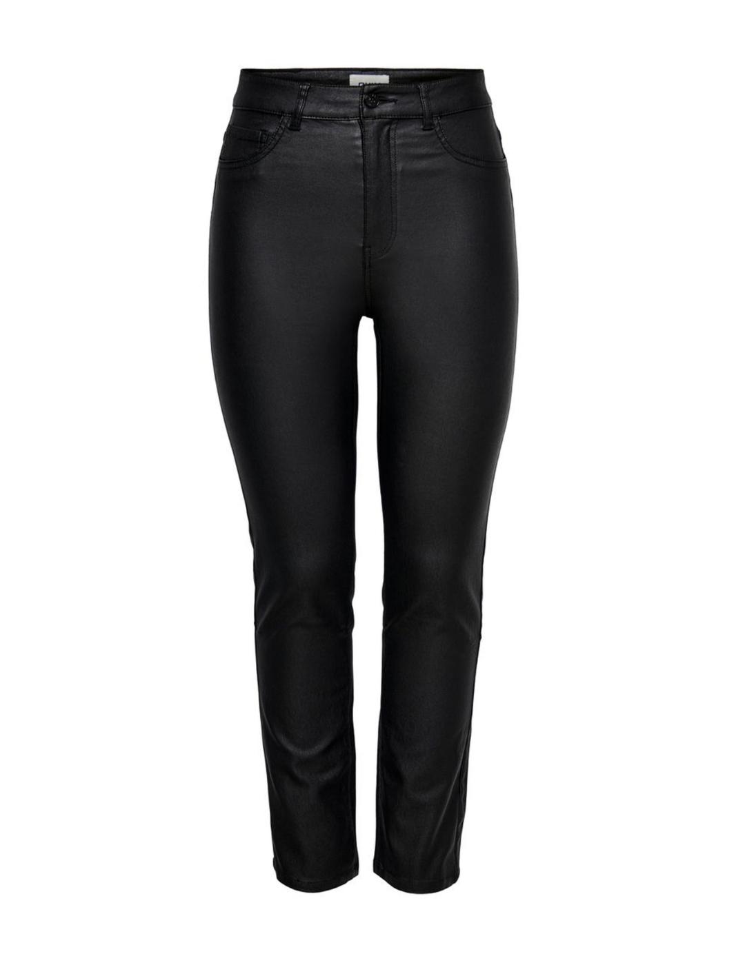 Pantalon Only Emily slim negro para mujer-z