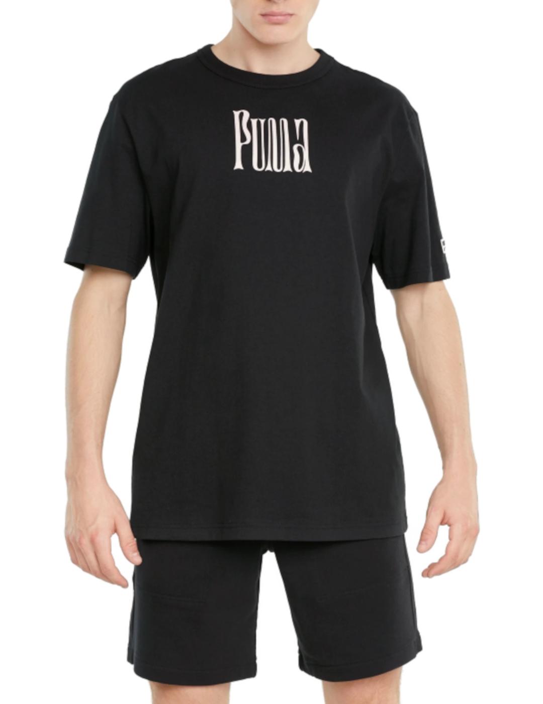 Camiseta Puma Downtown negro para hombre-z
