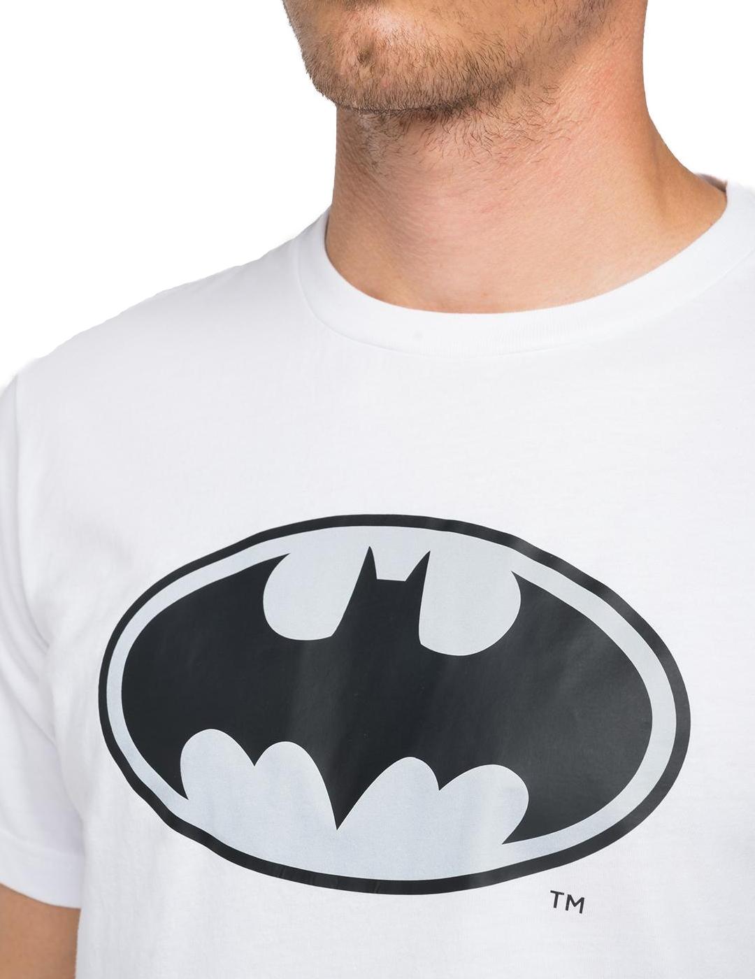 Camiseta Replay blanca logo Batman para hombre- z