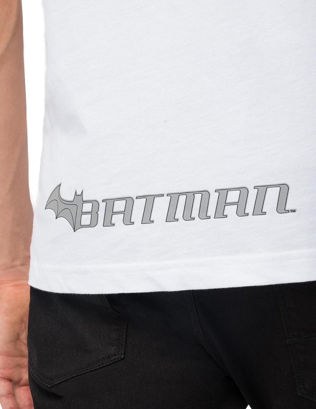 Camiseta Replay blanca logo Batman para hombre- z