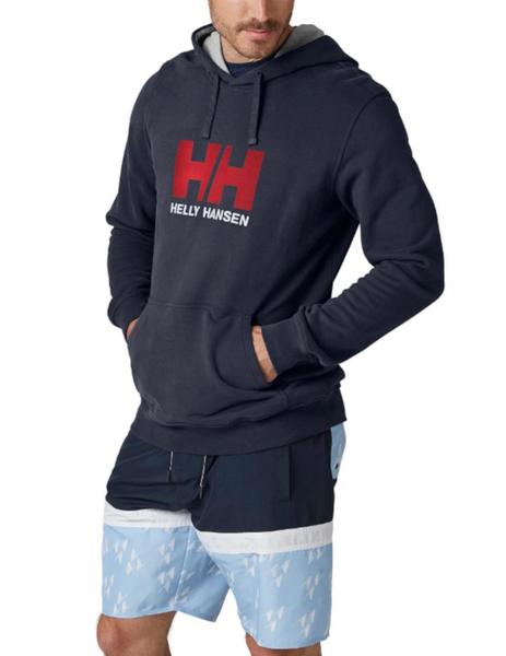 Sudadera Helly Hansen roja con logo blanco capucha de ho