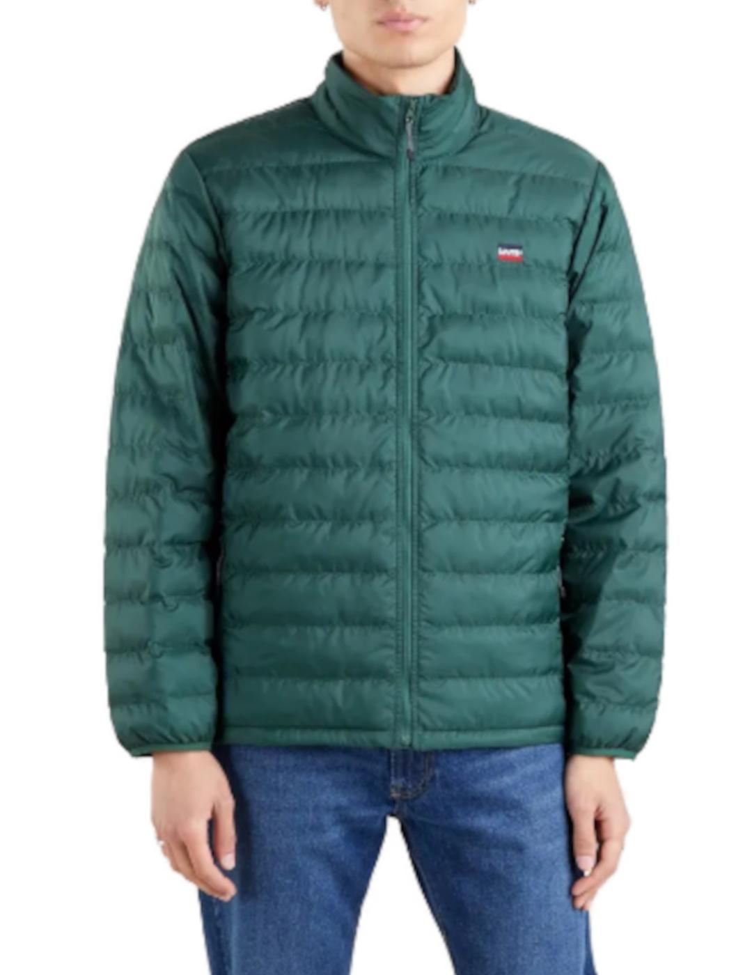 Abrigo ligero Levis verde para hombre- z