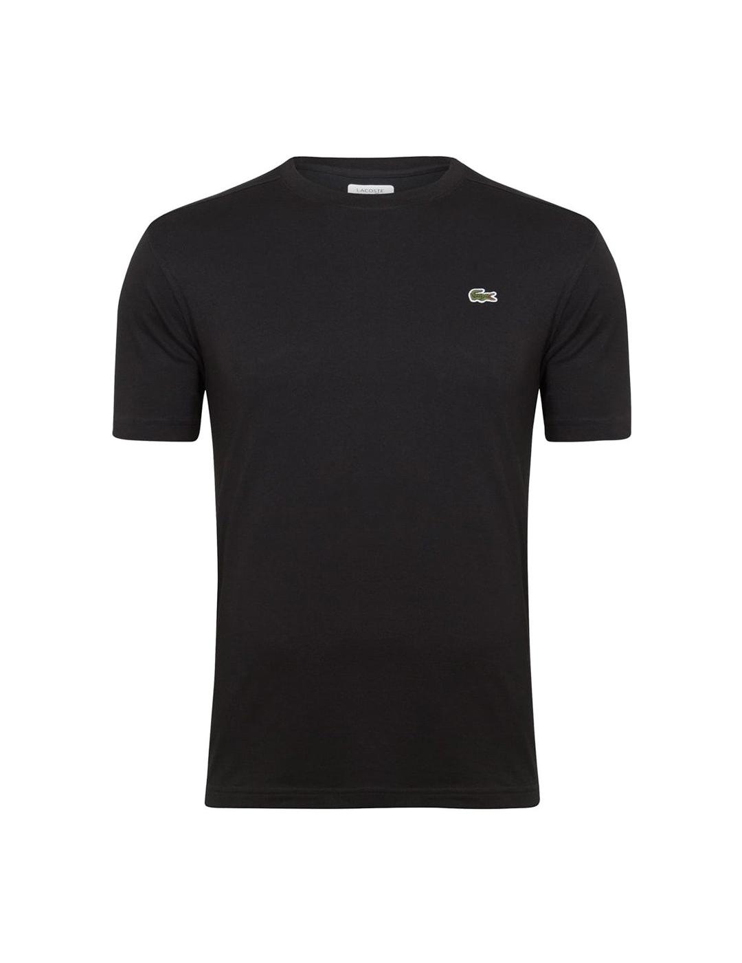 Camiseta básica Lacoste negra para hombre- z