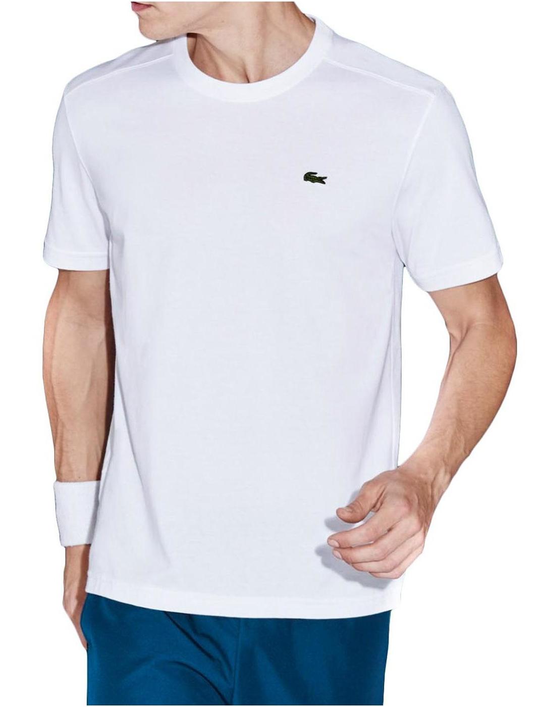 Camiseta básica Lacoste blanca para hombre- z