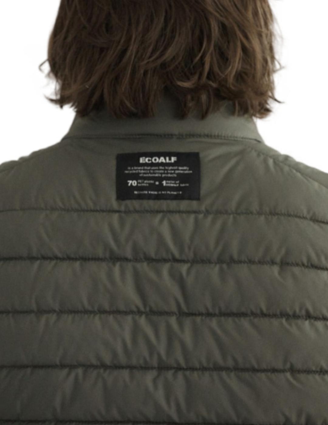 Chaleco Ecoalf verde para hombre- z