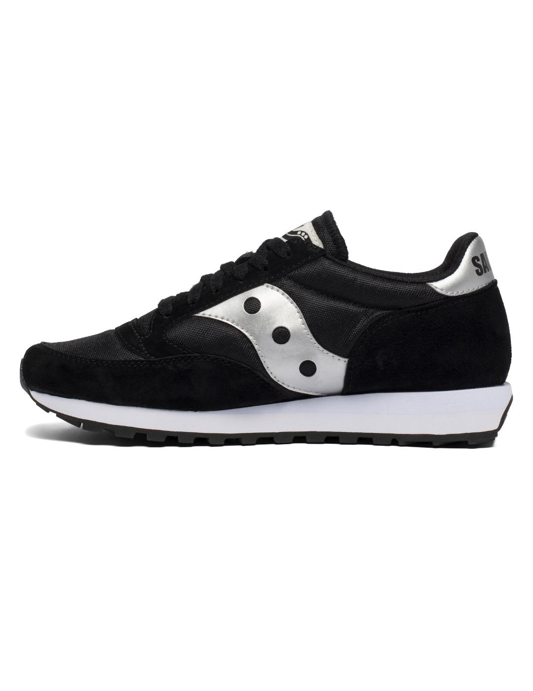 Zapatillas Saucony Jazz original negra y plata-&