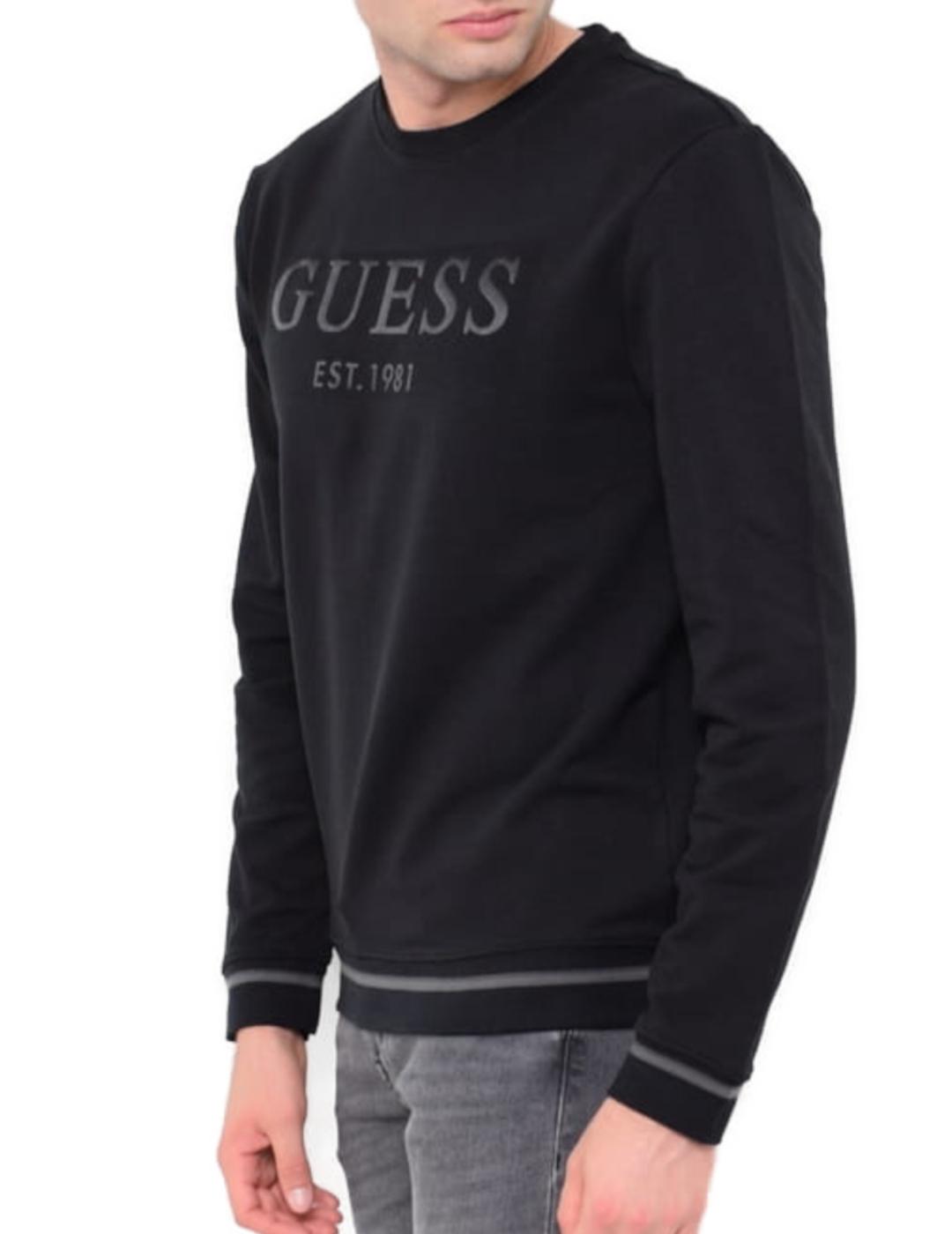 Sudadera Guess Beau negro para hombre-z