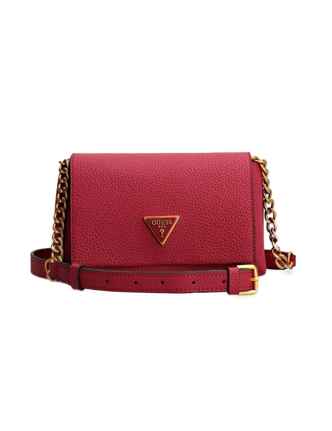 Bolso flap Guess Dowtown violeta para mujer-z