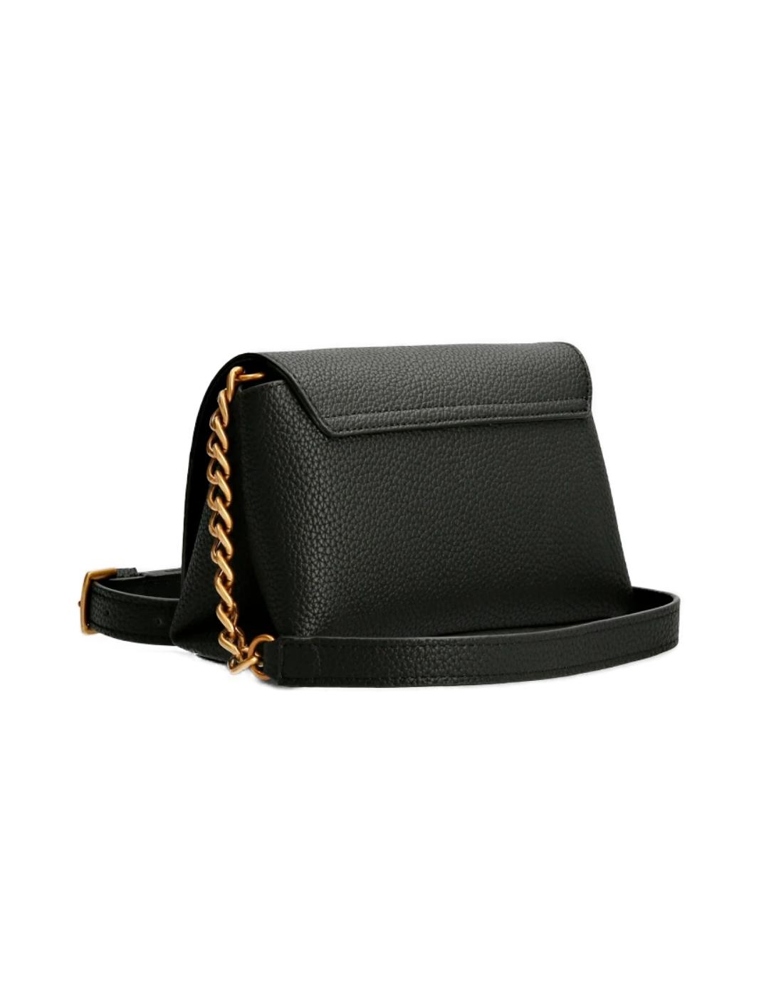 Bolso flap Guess Downtown negro para mujer-z