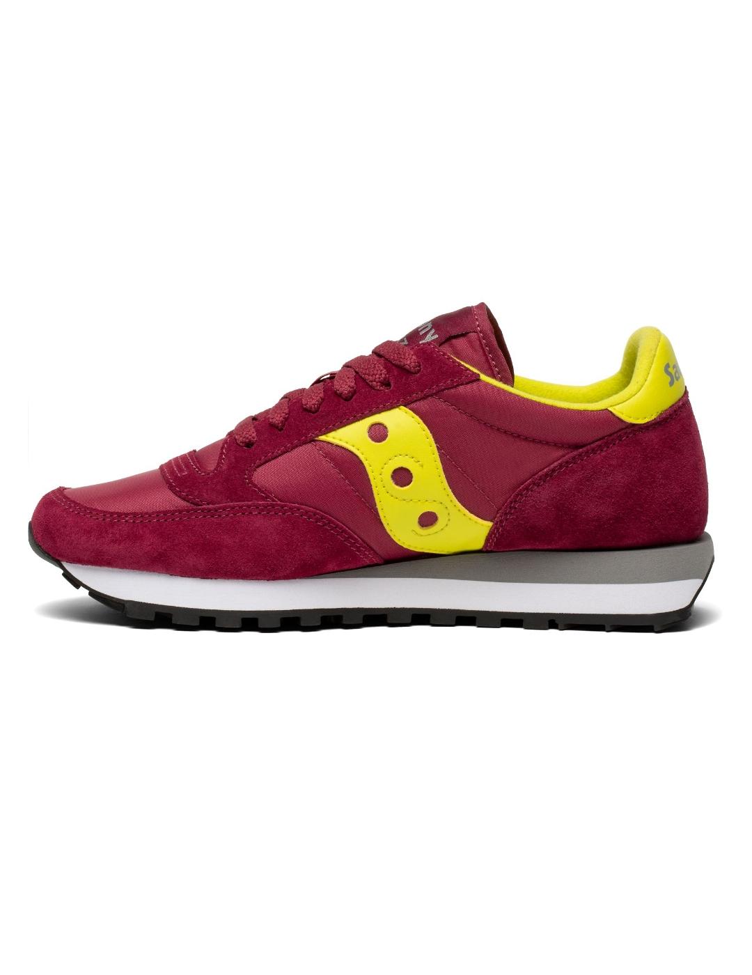 Zapatillas Saucony Jazz original granate mujer