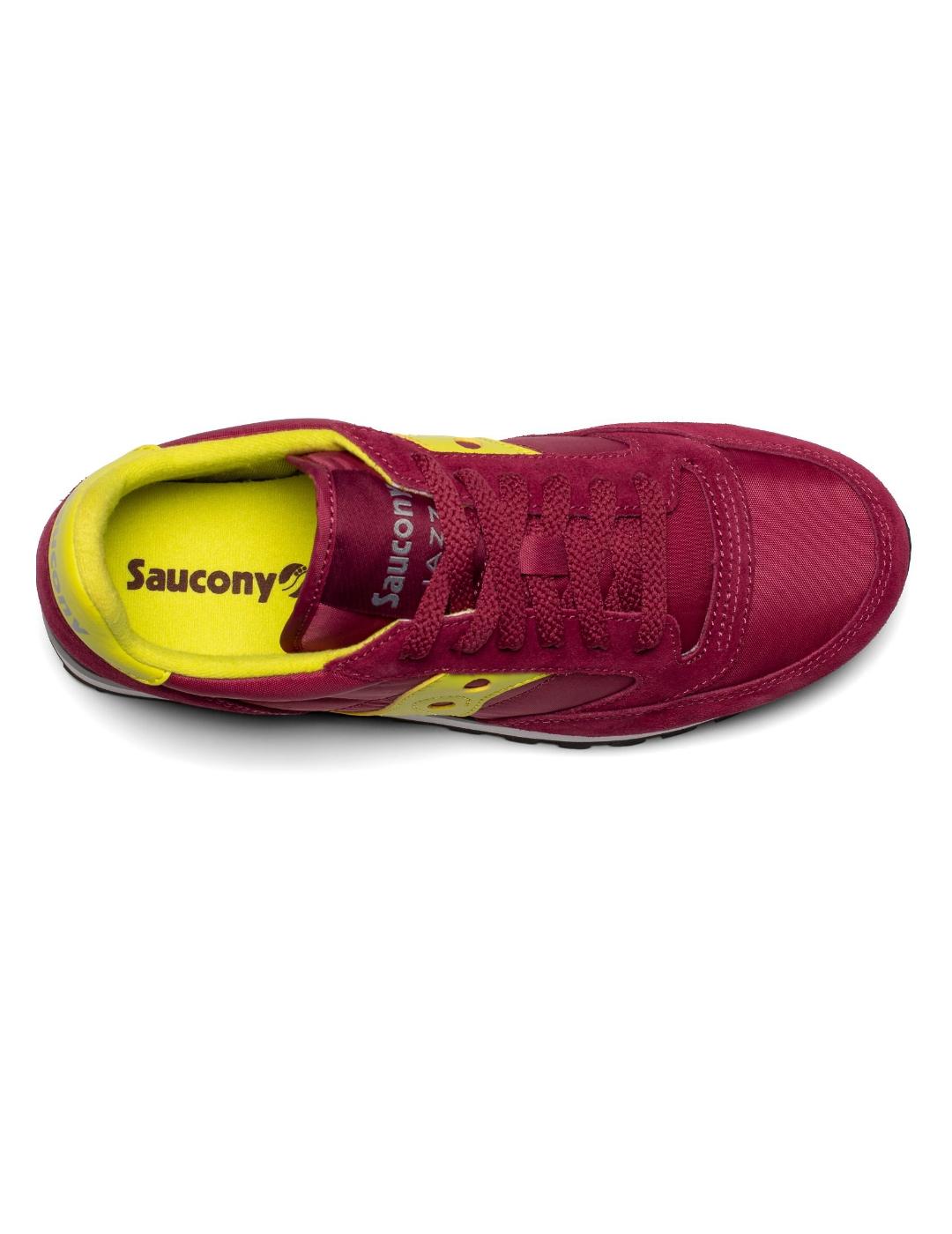 Zapatillas Saucony Jazz original granate mujer