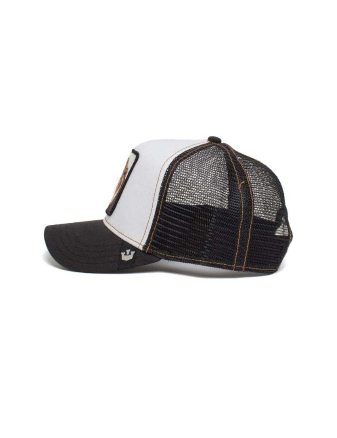 Gorra Goorin Bros King leon blanca y negra-z