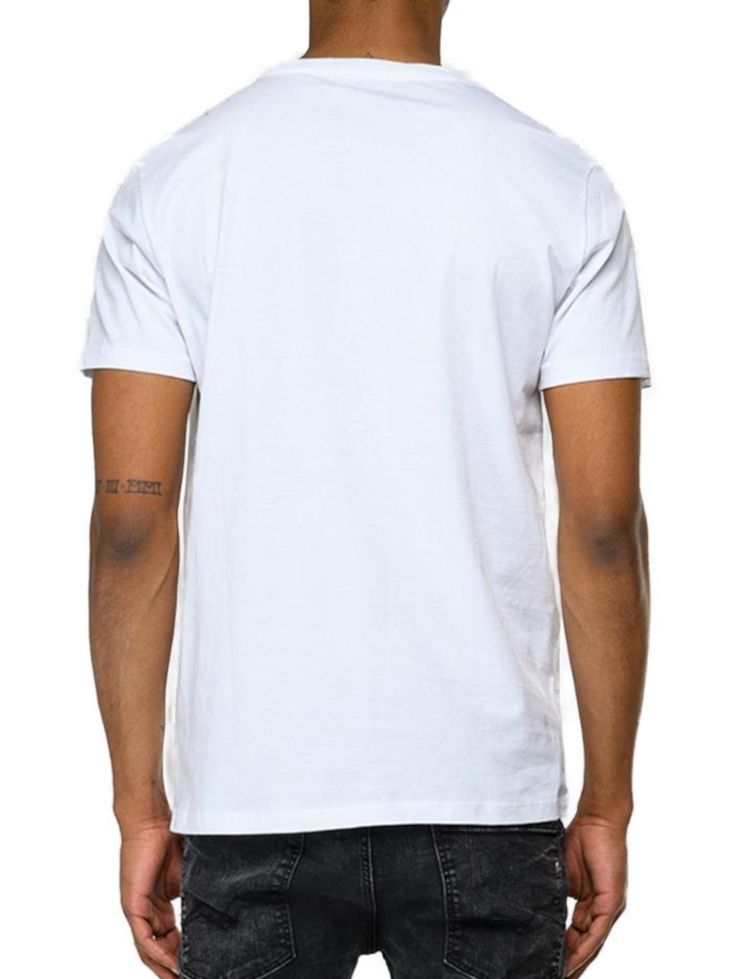 Camiseta Replay con texto blanco para hombre-z