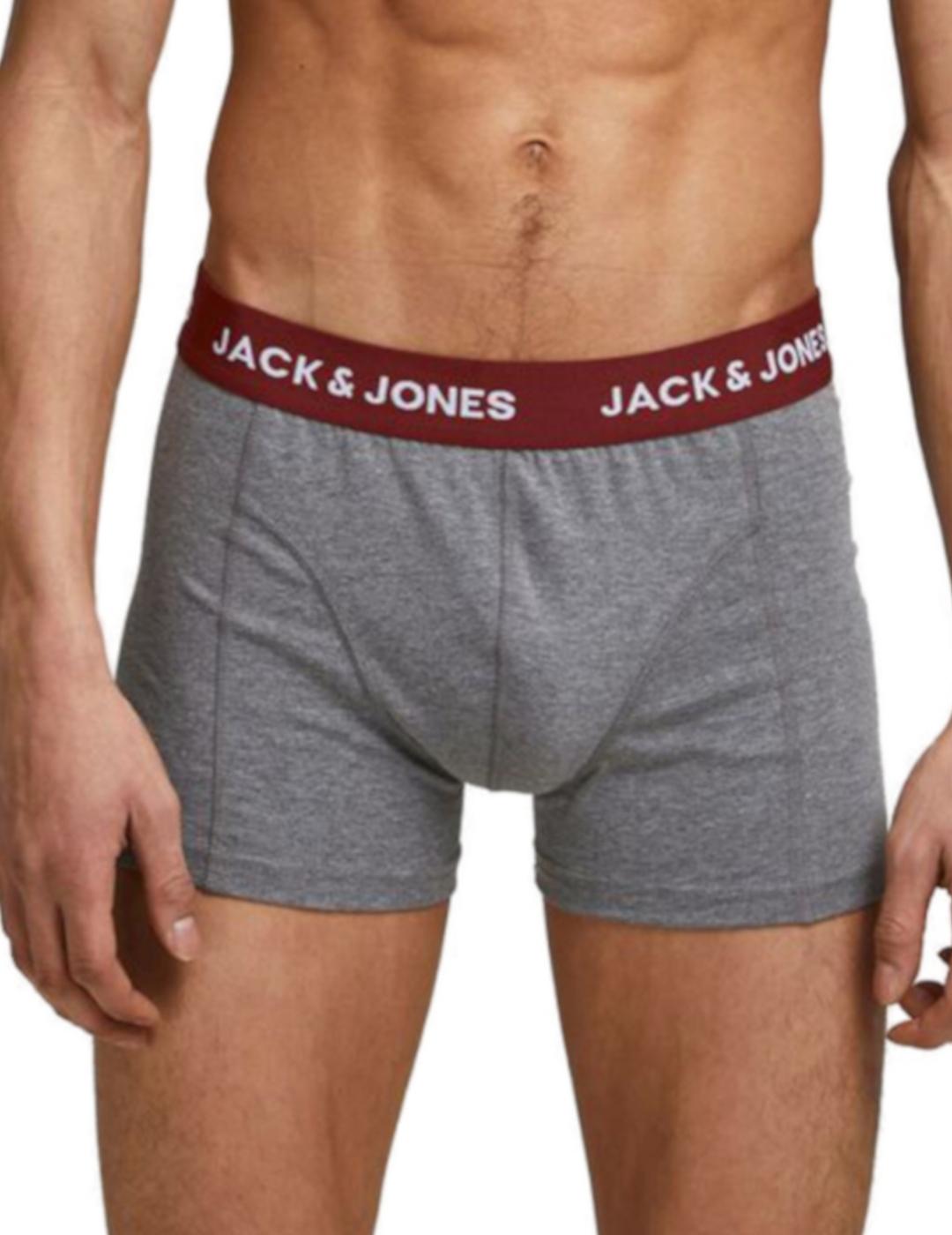 Intimo Jack-Jones Jacred pack3 floreados hombre -z