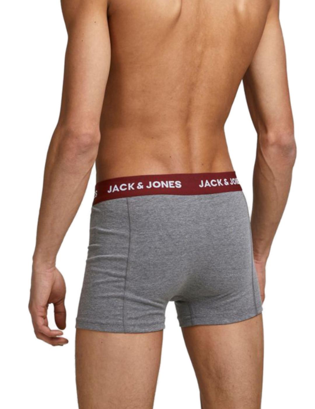 Intimo Jack&Jones Jacred pack3 floreados hombre -z