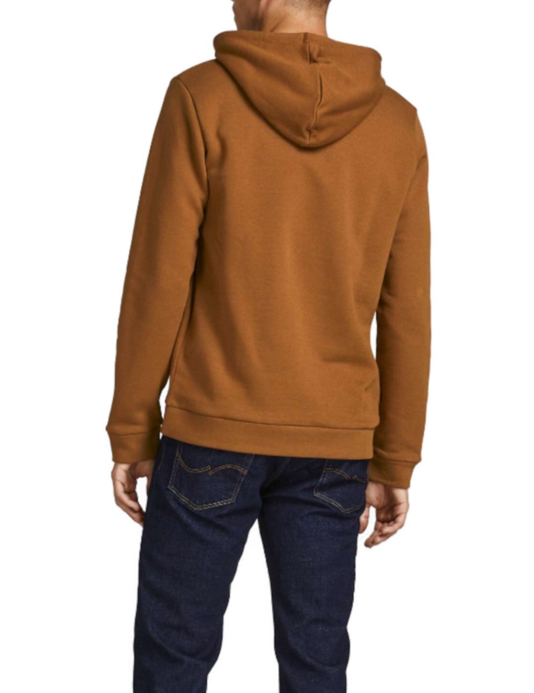 Sudadera Jack&Jones camel para hombre- z