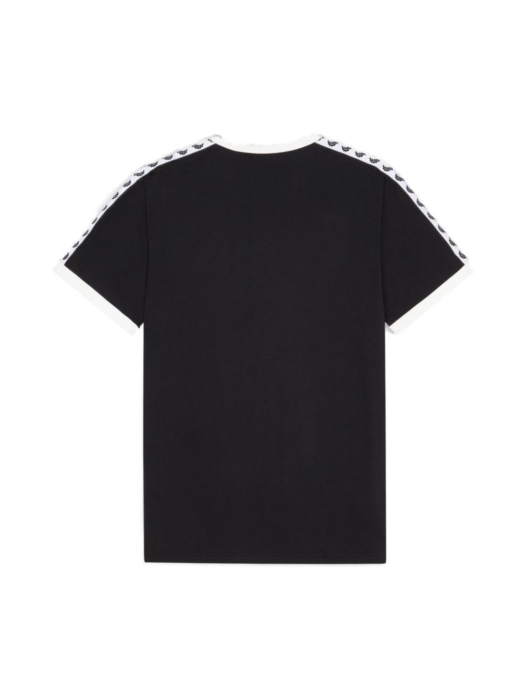 Camiseta Fred Perry negra BAS para hombre-z