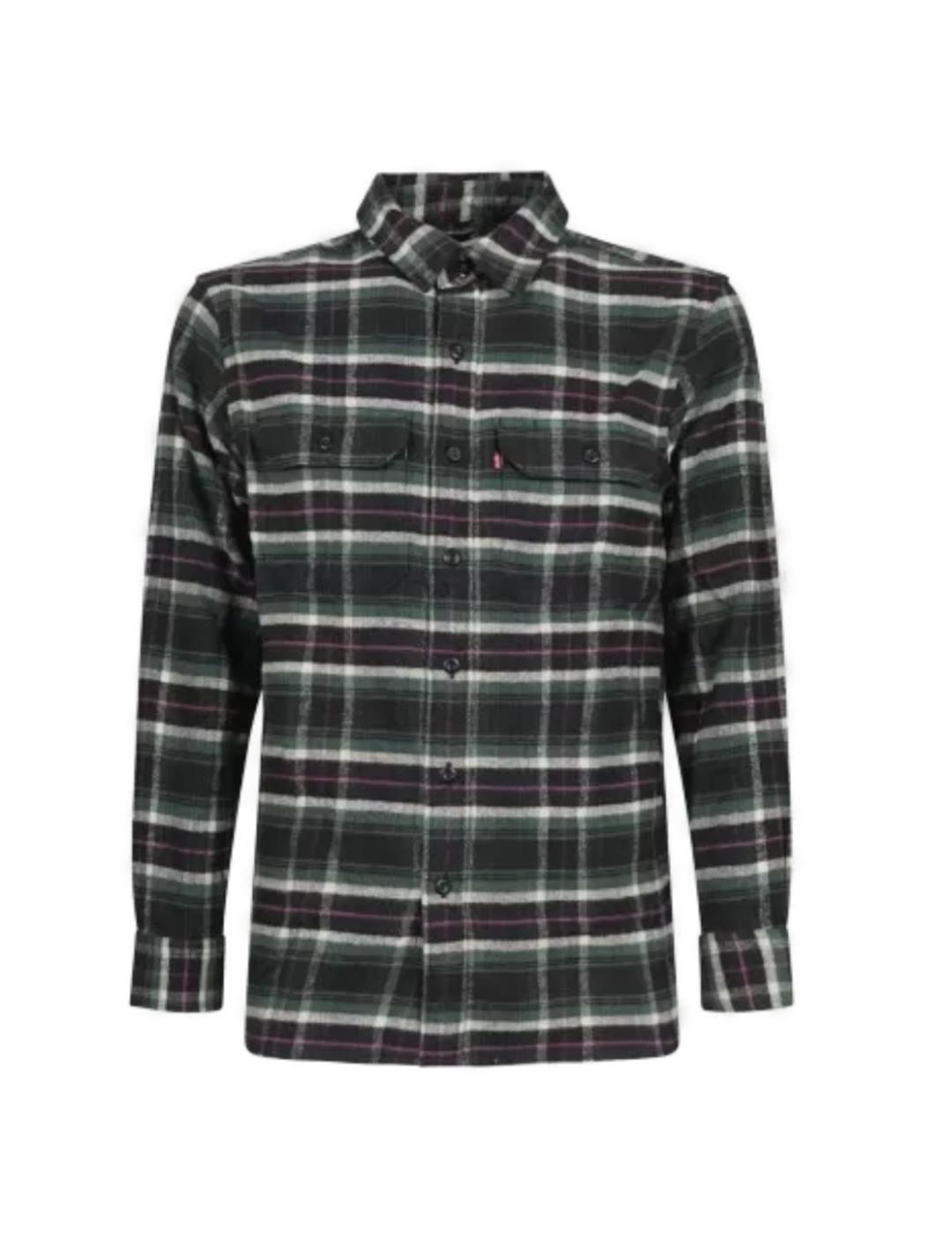 Sobrecamisa Levi´s cuadros verde para hombre-z